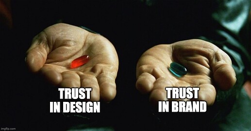trust design meme