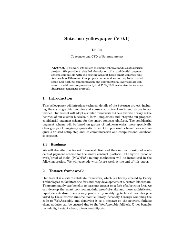A new confidential payment scheme for smart contract platforms - Privacy -  Ethereum Research