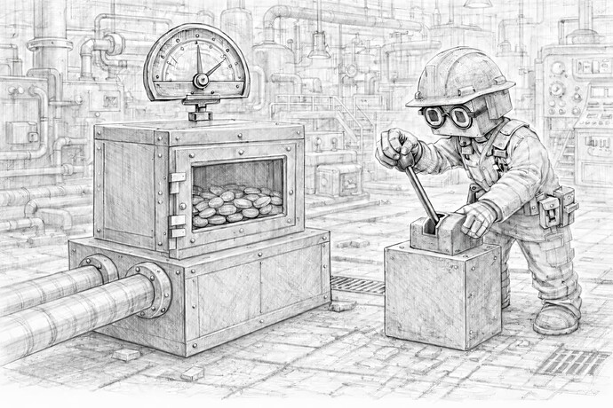 An L2 fee controller adjusting the L2 fee based on the vault state